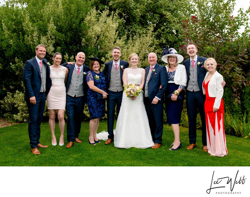 Curradine Barns Wedding Photography Group Photo 