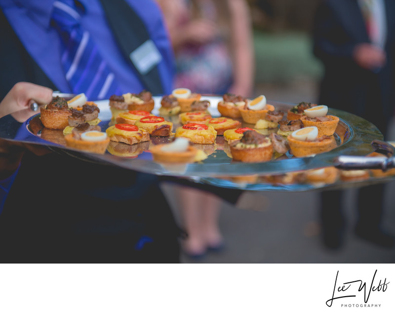 Canapes Stanbrook Abbey Wedding Venue Worcestershire
