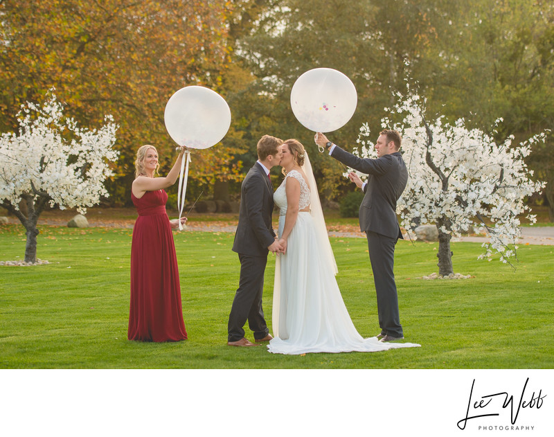 Confetti Balloon Stanbrook Abbey Worcestershire