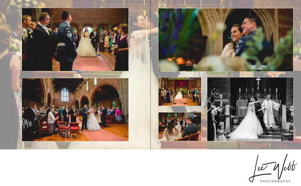 Worcestershire Wedding Photography Album Pages 9 & 10