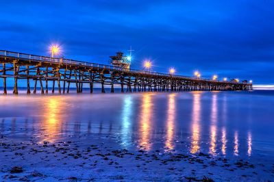Fine Art Twilight Photograph of San Clemente Pier