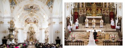 Hochzeit bei München Kloster Schäftlarn