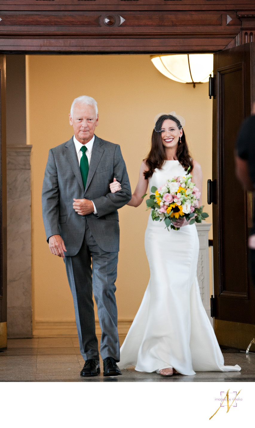 dekalb historic courthouse wedding bride