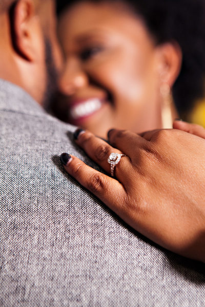 Engagement ring portrait