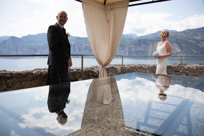 Reflections of love in Malcesine