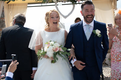 Wayne and Ellie, Malcesine Castle wedding, Lake Garda.