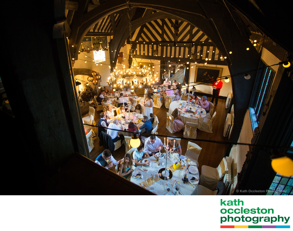 View from the gallery at Samlesbury Hall