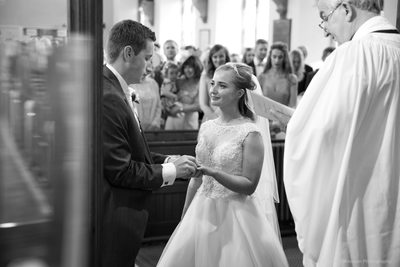 Exchanging rings in church