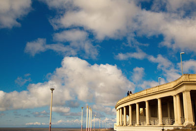Blackpool promenade big sky