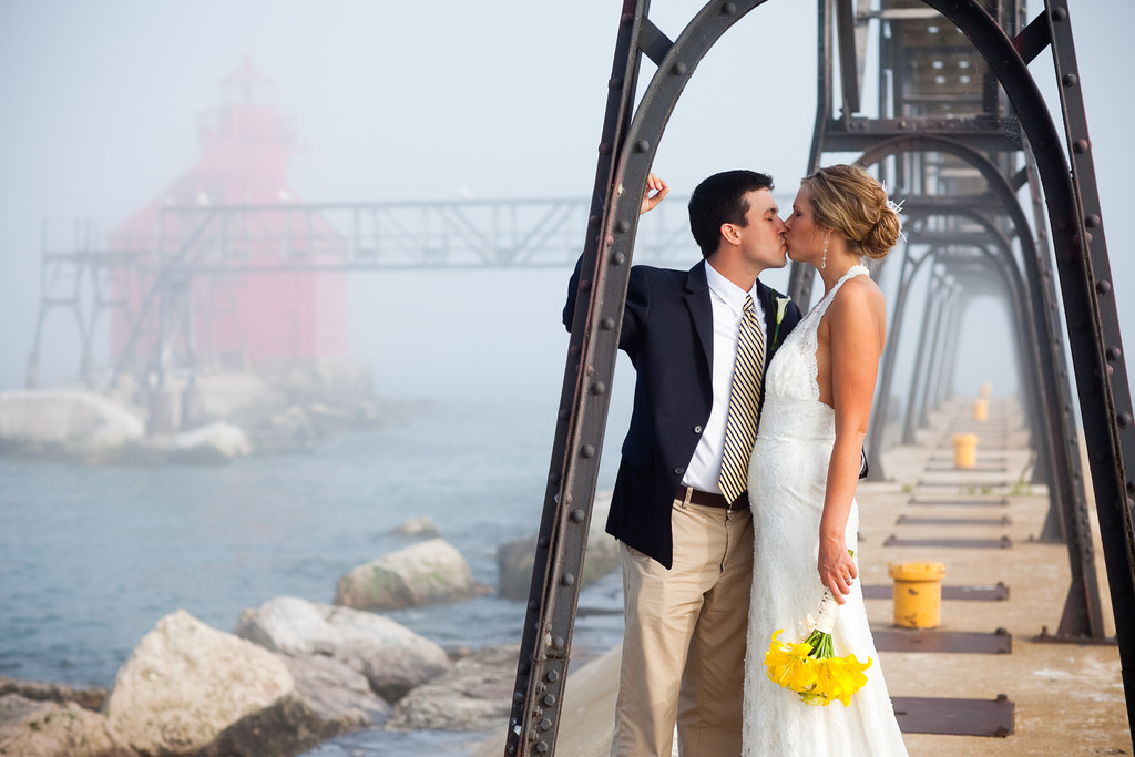 Wedding Photography Door County Lighthouse