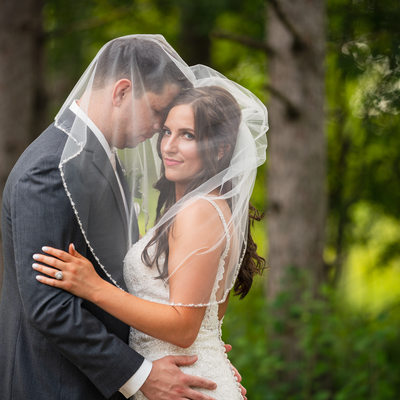 Bubolz Forest Wedding Veil Photo