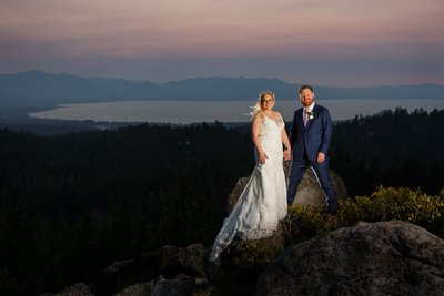 Tahoe Blue Estate Wedding Photo