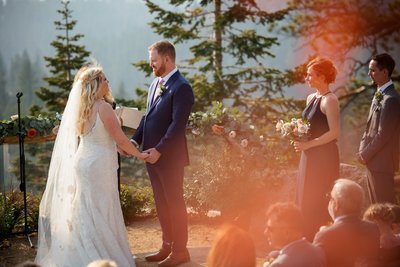 Tahoe Blue Estate Wedding Ceremony Photo