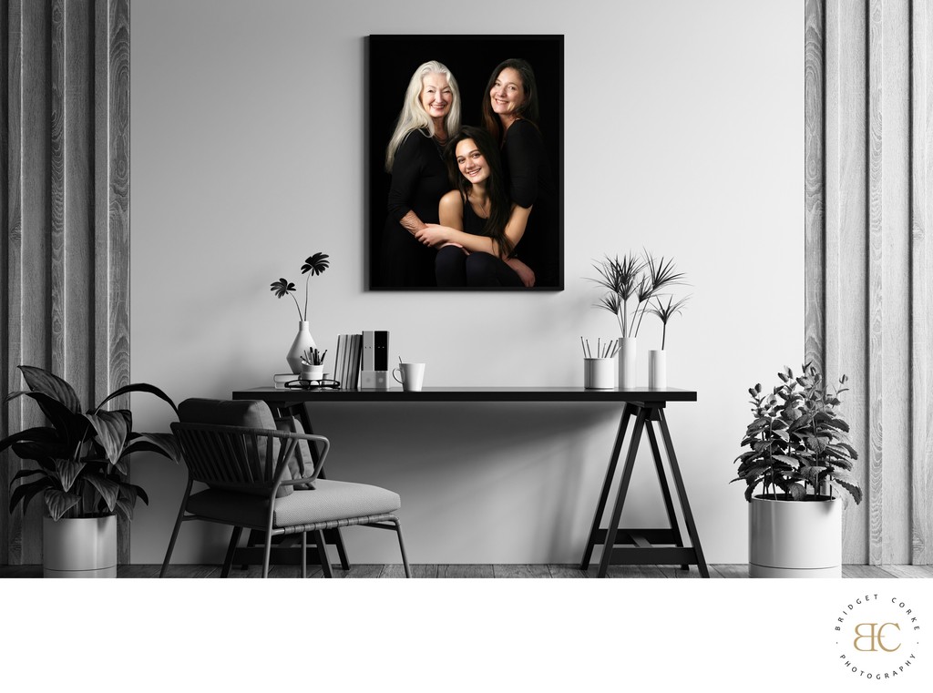 Framed Colour Family Portrait