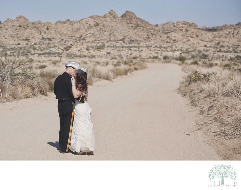 Joshua Tree Military Wedding Photography