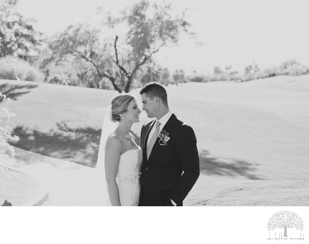 Black and white photography Palm Desert wedding