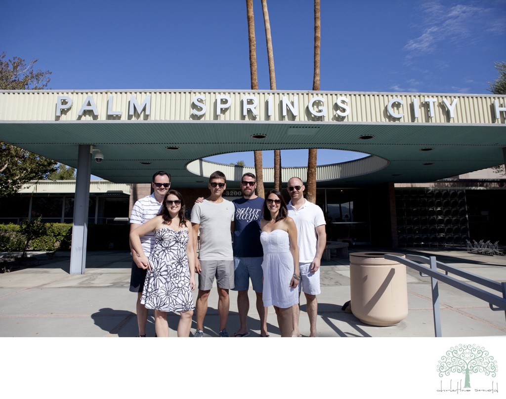 Palm Springs City Hall Elopement Photographer
