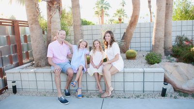 Casual groups portraits, Palm Springs California