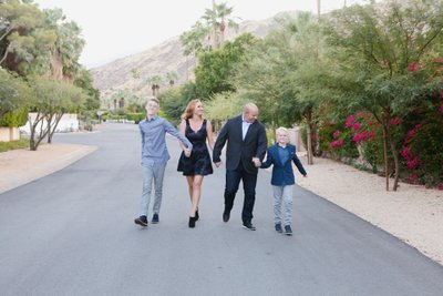 Urban family photos Palm Springs California
