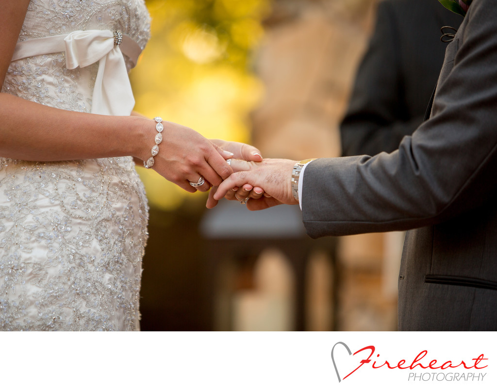 The perfect ring exchange at your Maderia Estates wedding