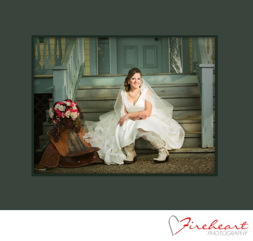 Custom Bridal Portraits by Houston Wedding Photographers - 