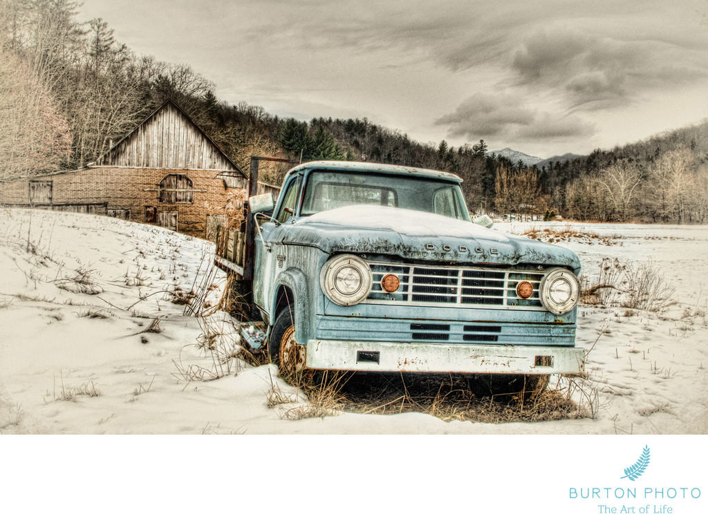 Blue Ridge Parkway Scenic Photographer Old Truck