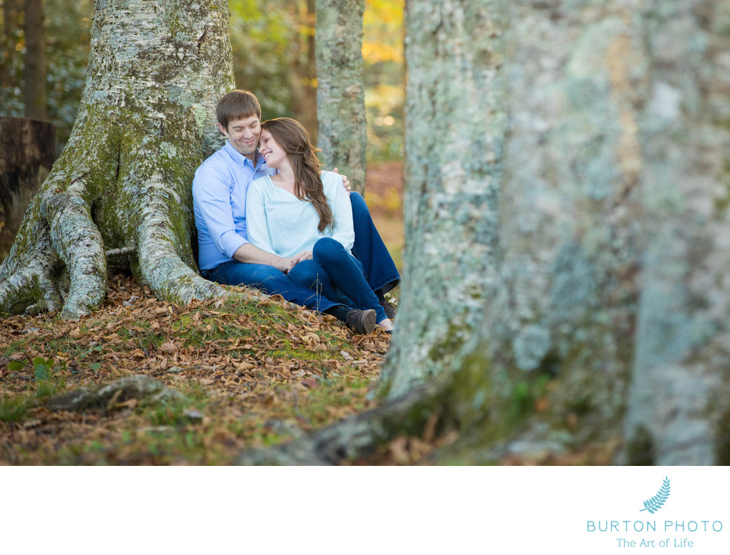 Engagement Picture Blowing Rock