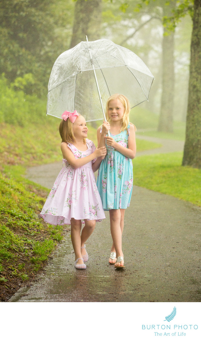 Blowing Rock Children Portrait Sisters Blowing Rock Children Portrait Sisters