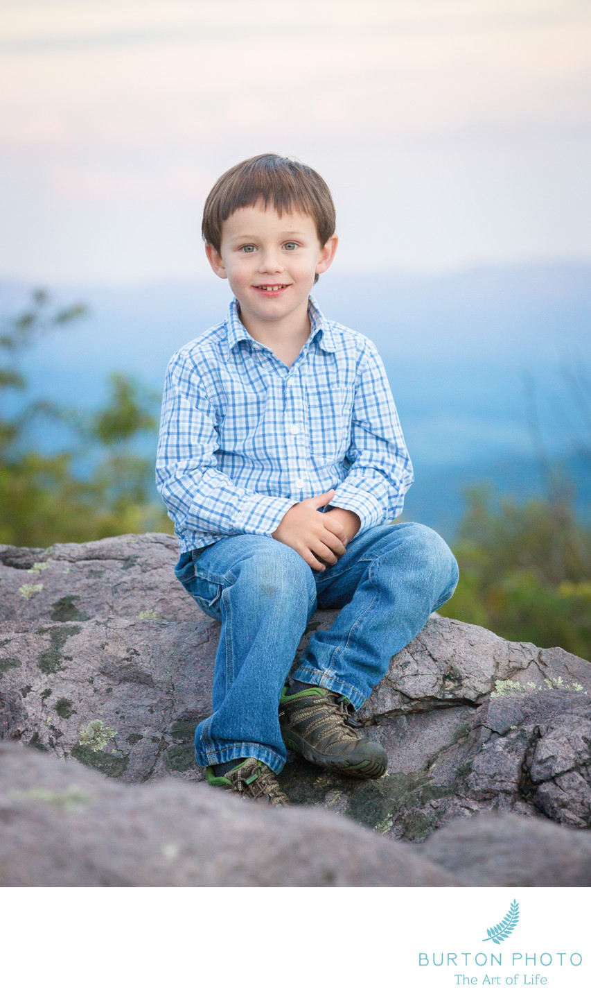 Portrait of Child Grayson Highlands