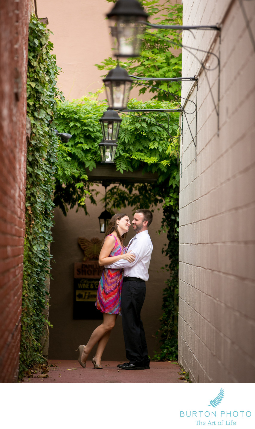 Blowing Rock Downtown Engagement Session