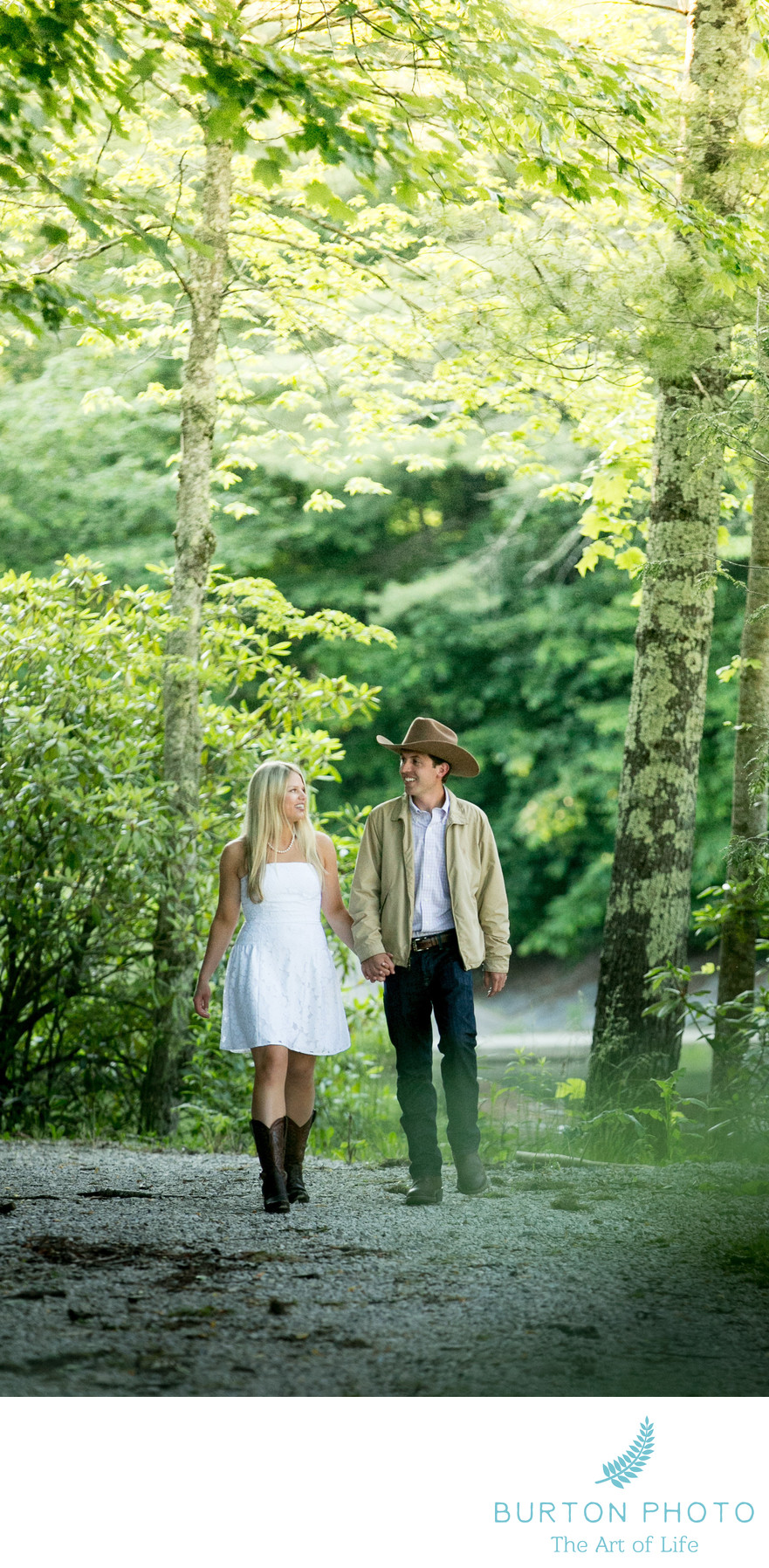 Blowing Rock Country Club Engagement Session