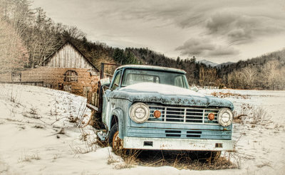 Blue Ridge Parkway Scenic Photographer Old Truck
