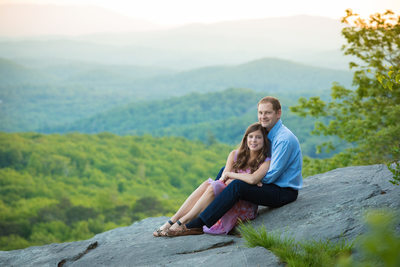  Linville Engagement Portrait Beacon Heights