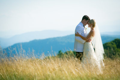 Linville Ridge Wedding Photographer Romantic Portrait