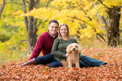 Family Portrait Session With Dog