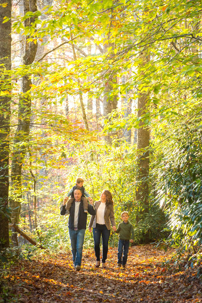 Family Portraits Blowing Rock Mountains to Sea Trail