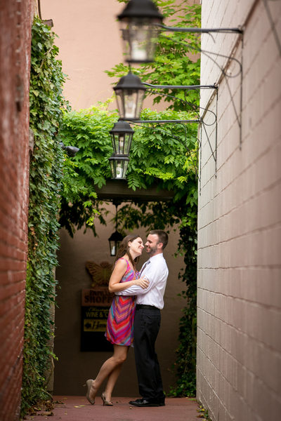 Blowing Rock Downtown Engagement Session