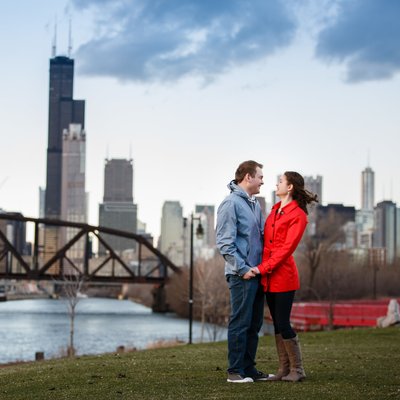 Breathtaking Engagement Photo at Ping Tom Memorial Park