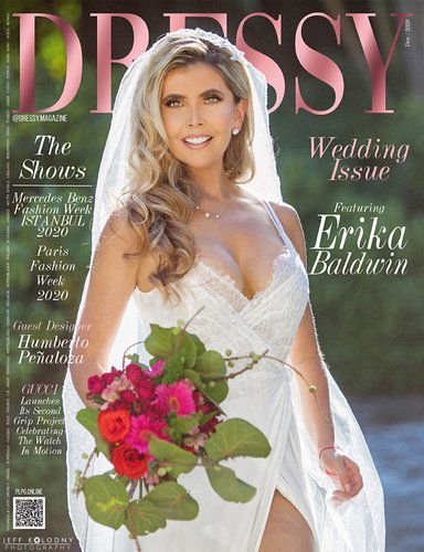 Magazine cover from a South Florida wedding.