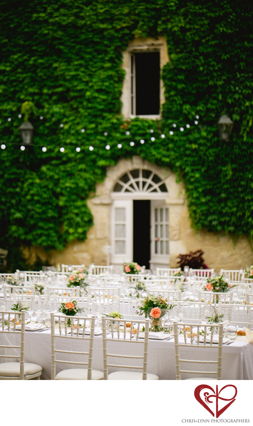 France Chateau Weddings, Decor Picture