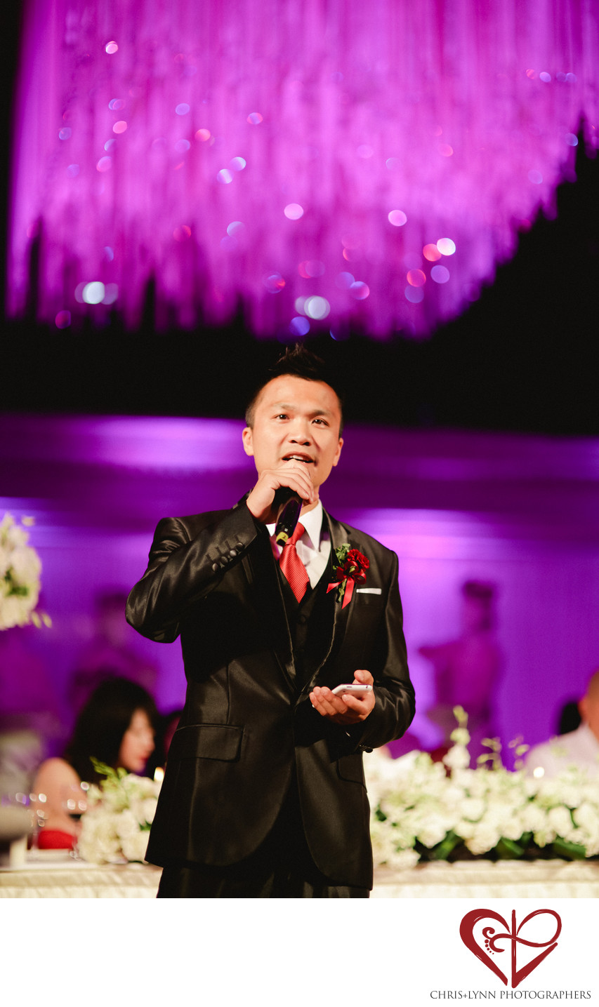 China Destination Wedding, Groomsmen Speech Photo