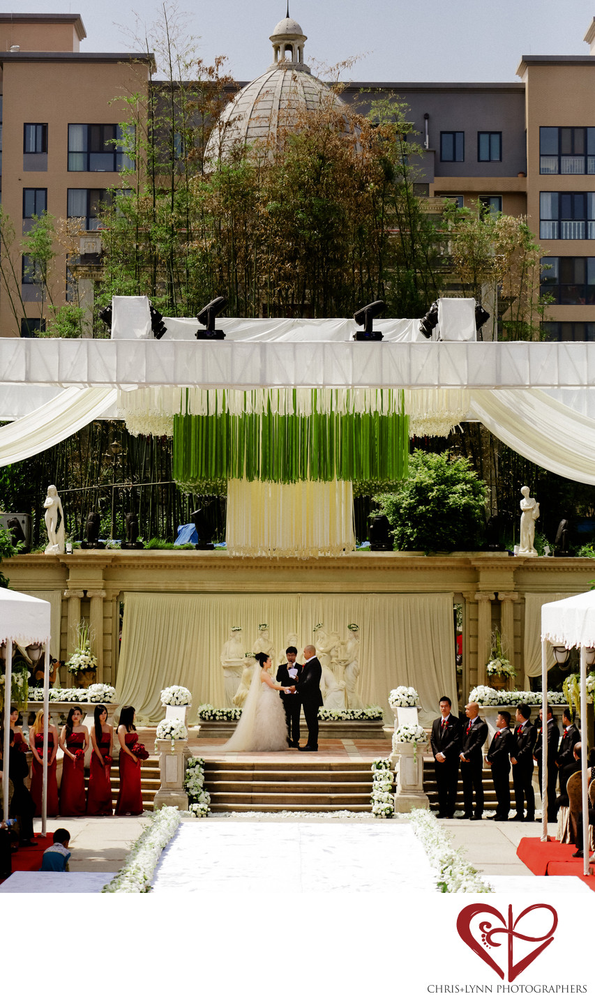China Destination Wedding, Ceremony Pictures