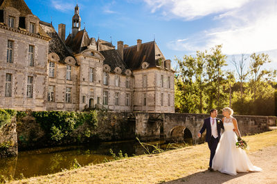 Chateau de Saint Loup Wedding Bride Groom Pictures 9
