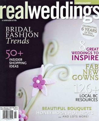 REAL WEDDINGS - CAKE COVER PHOTO