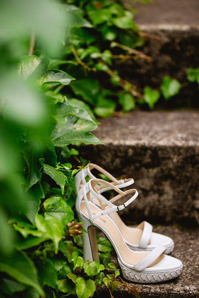 Wedding Shoes Photo at Chateau Malliac Wedding