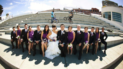 Fun Wedding Bridal Photo in San Francisco