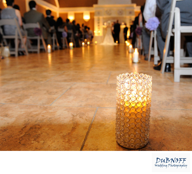 Candlelight Ceremony at Casa Real Wedding Venue