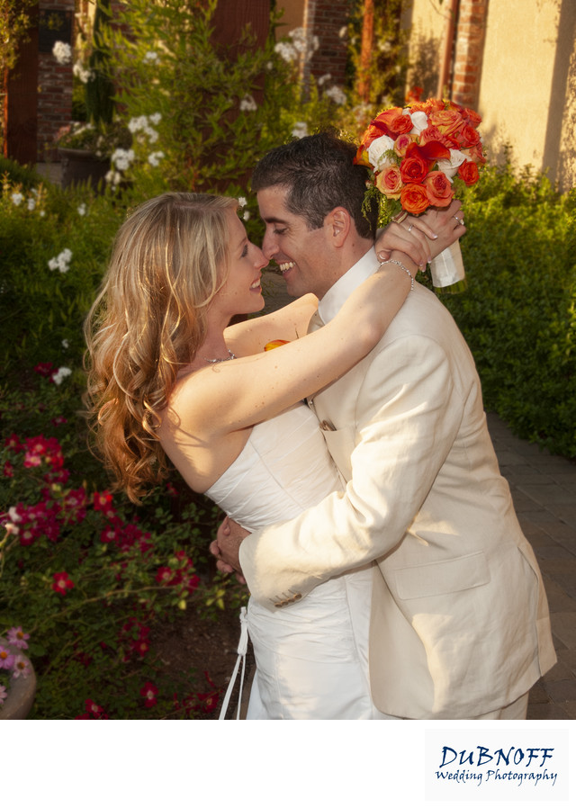 Pleasanton wedding photography with Flowers at the Palm Event Center