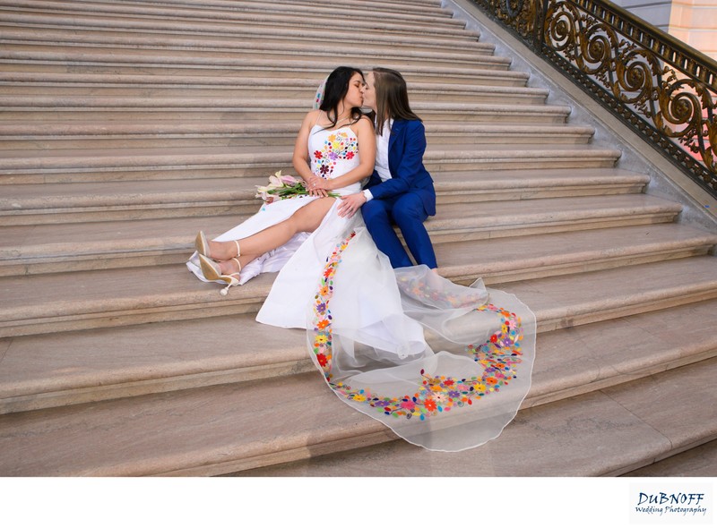 Wedding Photography at SF City-Hall - LGBTQ Couple