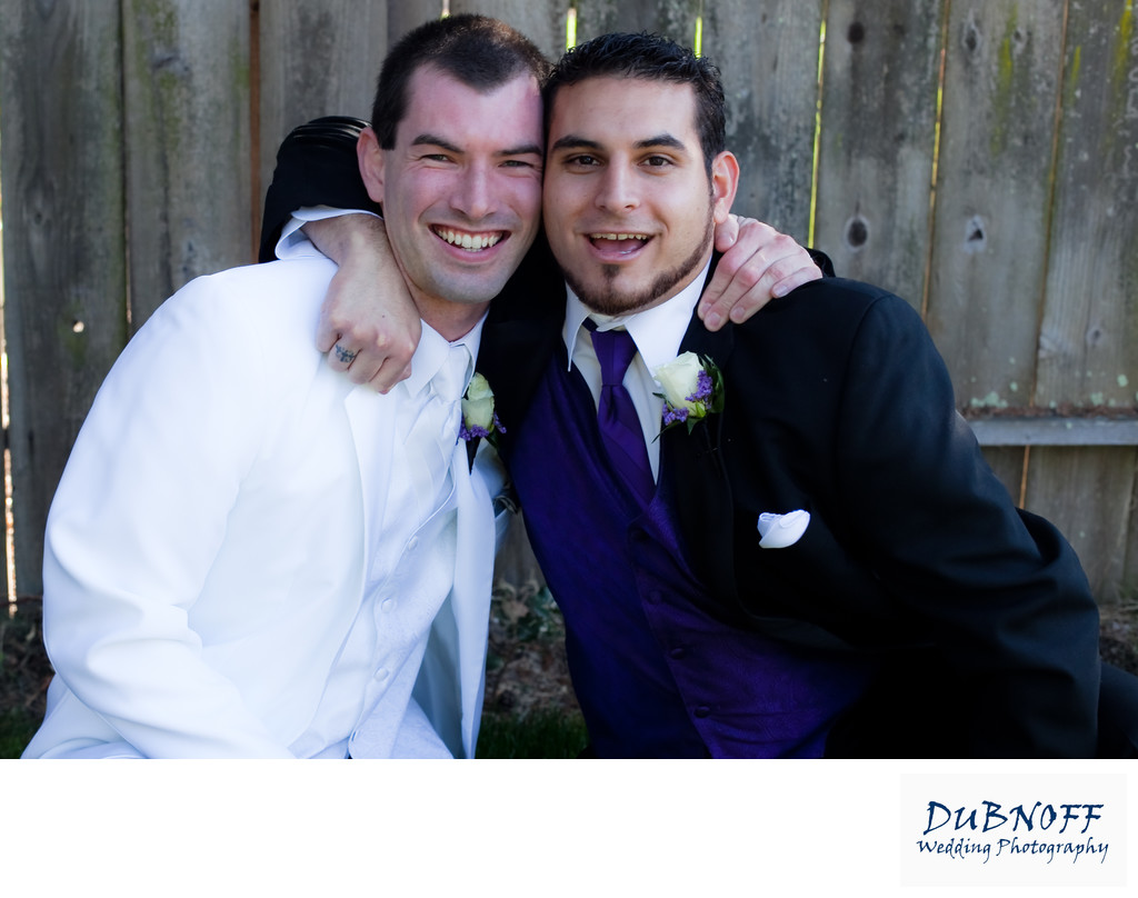 Wedding Photography Image of the Best Man and the Groom